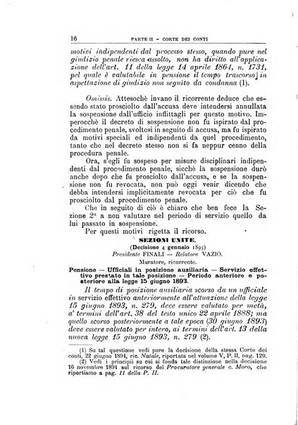 La giustizia amministrativa raccolta di decisioni e pareri del Consiglio di Stato, decisioni della Corte dei conti, sentenze della Cassazione di Roma, e decisioni delle Giunte provinciali amministrative