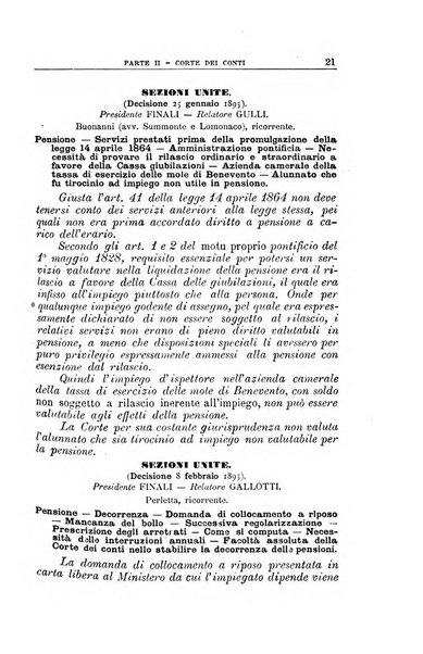 La giustizia amministrativa raccolta di decisioni e pareri del Consiglio di Stato, decisioni della Corte dei conti, sentenze della Cassazione di Roma, e decisioni delle Giunte provinciali amministrative