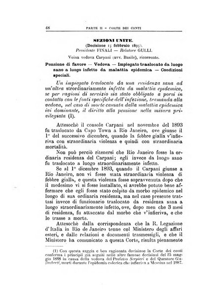 La giustizia amministrativa raccolta di decisioni e pareri del Consiglio di Stato, decisioni della Corte dei conti, sentenze della Cassazione di Roma, e decisioni delle Giunte provinciali amministrative