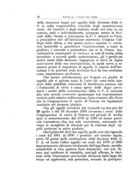 La giustizia amministrativa raccolta di decisioni e pareri del Consiglio di Stato, decisioni della Corte dei conti, sentenze della Cassazione di Roma, e decisioni delle Giunte provinciali amministrative