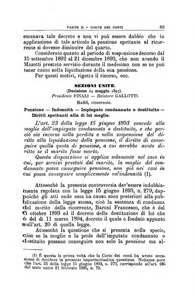 La giustizia amministrativa raccolta di decisioni e pareri del Consiglio di Stato, decisioni della Corte dei conti, sentenze della Cassazione di Roma, e decisioni delle Giunte provinciali amministrative