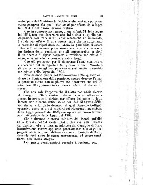 La giustizia amministrativa raccolta di decisioni e pareri del Consiglio di Stato, decisioni della Corte dei conti, sentenze della Cassazione di Roma, e decisioni delle Giunte provinciali amministrative