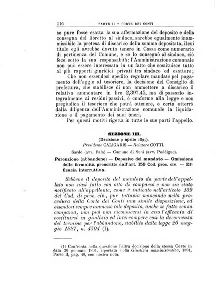 La giustizia amministrativa raccolta di decisioni e pareri del Consiglio di Stato, decisioni della Corte dei conti, sentenze della Cassazione di Roma, e decisioni delle Giunte provinciali amministrative