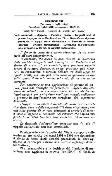 La giustizia amministrativa raccolta di decisioni e pareri del Consiglio di Stato, decisioni della Corte dei conti, sentenze della Cassazione di Roma, e decisioni delle Giunte provinciali amministrative