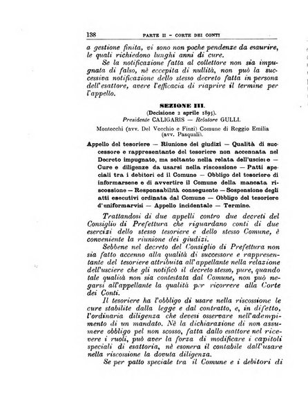 La giustizia amministrativa raccolta di decisioni e pareri del Consiglio di Stato, decisioni della Corte dei conti, sentenze della Cassazione di Roma, e decisioni delle Giunte provinciali amministrative