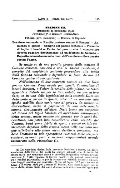 La giustizia amministrativa raccolta di decisioni e pareri del Consiglio di Stato, decisioni della Corte dei conti, sentenze della Cassazione di Roma, e decisioni delle Giunte provinciali amministrative