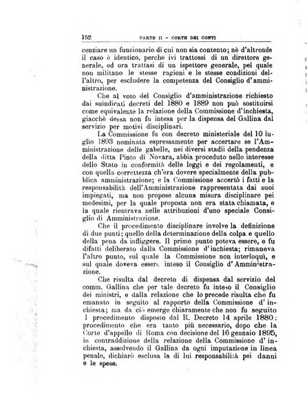 La giustizia amministrativa raccolta di decisioni e pareri del Consiglio di Stato, decisioni della Corte dei conti, sentenze della Cassazione di Roma, e decisioni delle Giunte provinciali amministrative