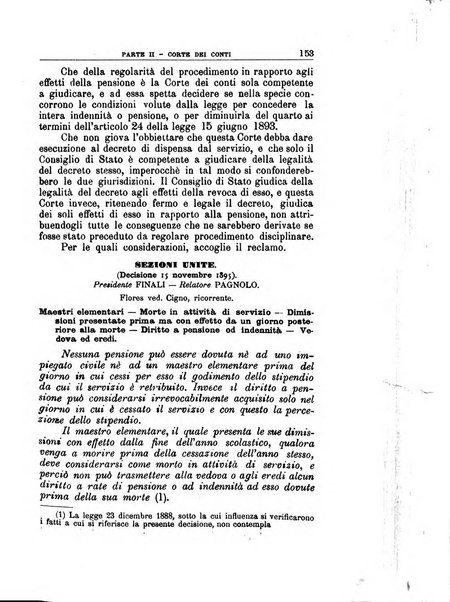 La giustizia amministrativa raccolta di decisioni e pareri del Consiglio di Stato, decisioni della Corte dei conti, sentenze della Cassazione di Roma, e decisioni delle Giunte provinciali amministrative