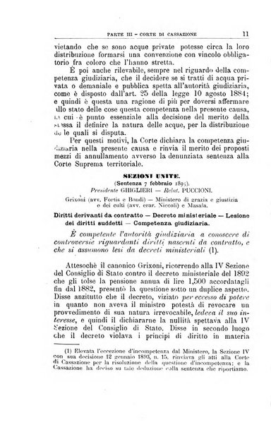 La giustizia amministrativa raccolta di decisioni e pareri del Consiglio di Stato, decisioni della Corte dei conti, sentenze della Cassazione di Roma, e decisioni delle Giunte provinciali amministrative