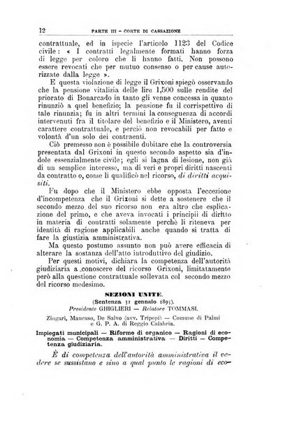 La giustizia amministrativa raccolta di decisioni e pareri del Consiglio di Stato, decisioni della Corte dei conti, sentenze della Cassazione di Roma, e decisioni delle Giunte provinciali amministrative