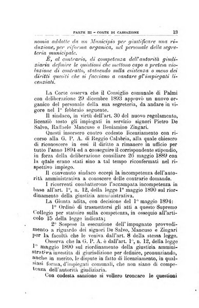 La giustizia amministrativa raccolta di decisioni e pareri del Consiglio di Stato, decisioni della Corte dei conti, sentenze della Cassazione di Roma, e decisioni delle Giunte provinciali amministrative