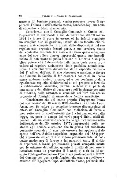 La giustizia amministrativa raccolta di decisioni e pareri del Consiglio di Stato, decisioni della Corte dei conti, sentenze della Cassazione di Roma, e decisioni delle Giunte provinciali amministrative