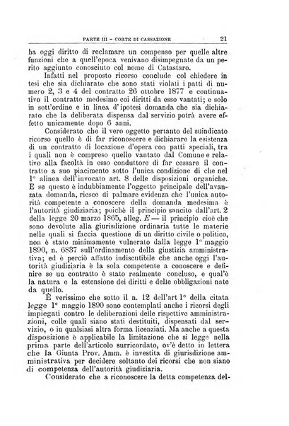 La giustizia amministrativa raccolta di decisioni e pareri del Consiglio di Stato, decisioni della Corte dei conti, sentenze della Cassazione di Roma, e decisioni delle Giunte provinciali amministrative