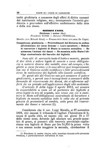 La giustizia amministrativa raccolta di decisioni e pareri del Consiglio di Stato, decisioni della Corte dei conti, sentenze della Cassazione di Roma, e decisioni delle Giunte provinciali amministrative