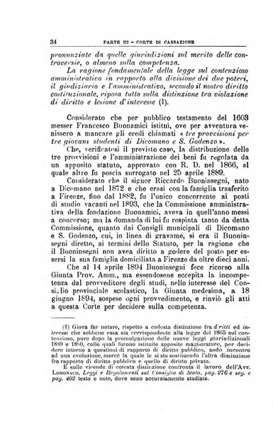 La giustizia amministrativa raccolta di decisioni e pareri del Consiglio di Stato, decisioni della Corte dei conti, sentenze della Cassazione di Roma, e decisioni delle Giunte provinciali amministrative