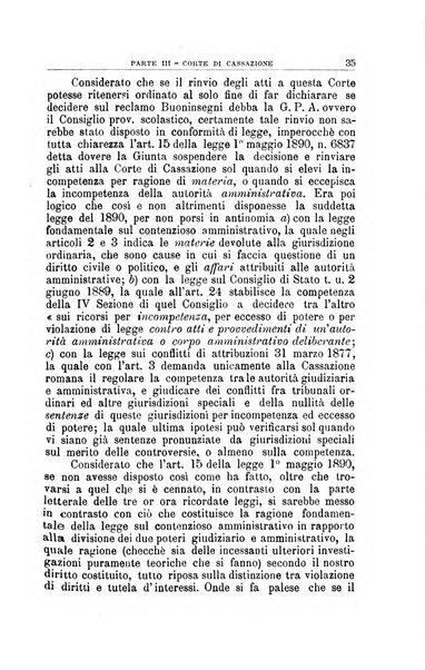 La giustizia amministrativa raccolta di decisioni e pareri del Consiglio di Stato, decisioni della Corte dei conti, sentenze della Cassazione di Roma, e decisioni delle Giunte provinciali amministrative