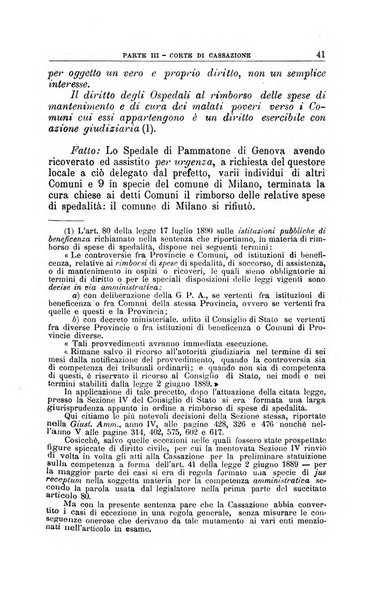 La giustizia amministrativa raccolta di decisioni e pareri del Consiglio di Stato, decisioni della Corte dei conti, sentenze della Cassazione di Roma, e decisioni delle Giunte provinciali amministrative