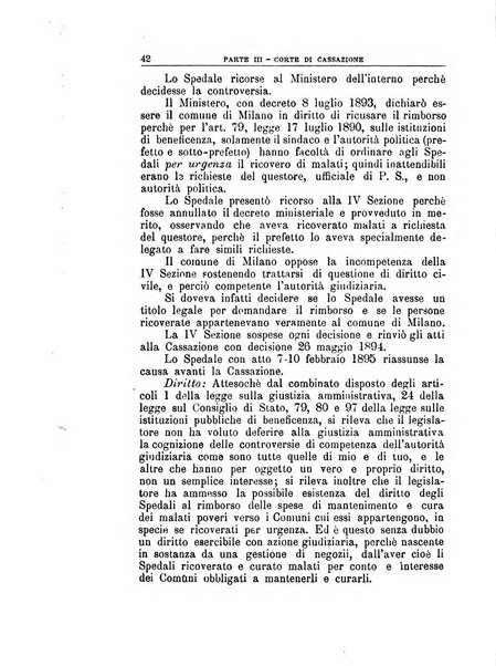 La giustizia amministrativa raccolta di decisioni e pareri del Consiglio di Stato, decisioni della Corte dei conti, sentenze della Cassazione di Roma, e decisioni delle Giunte provinciali amministrative