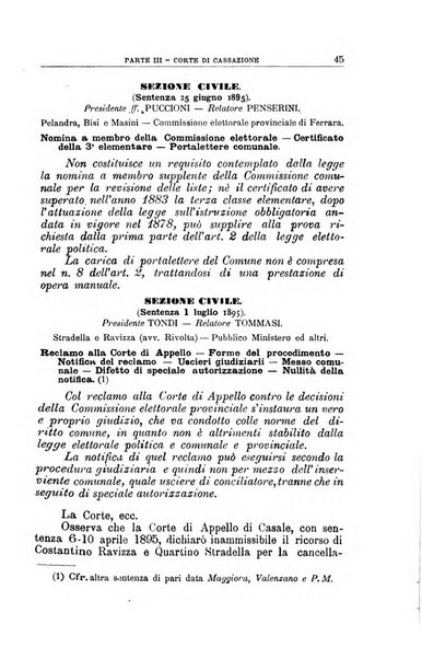 La giustizia amministrativa raccolta di decisioni e pareri del Consiglio di Stato, decisioni della Corte dei conti, sentenze della Cassazione di Roma, e decisioni delle Giunte provinciali amministrative