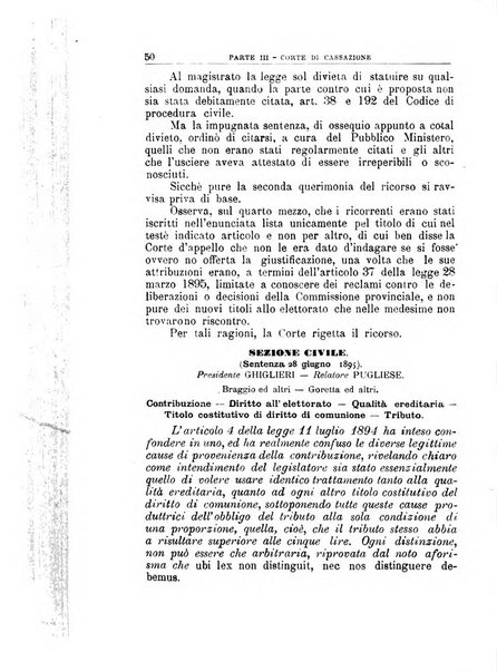 La giustizia amministrativa raccolta di decisioni e pareri del Consiglio di Stato, decisioni della Corte dei conti, sentenze della Cassazione di Roma, e decisioni delle Giunte provinciali amministrative