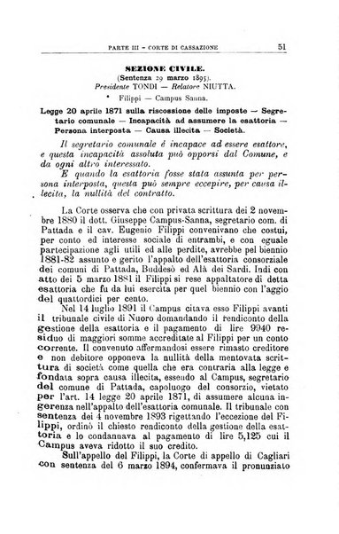 La giustizia amministrativa raccolta di decisioni e pareri del Consiglio di Stato, decisioni della Corte dei conti, sentenze della Cassazione di Roma, e decisioni delle Giunte provinciali amministrative