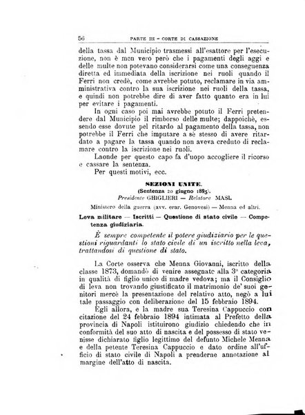 La giustizia amministrativa raccolta di decisioni e pareri del Consiglio di Stato, decisioni della Corte dei conti, sentenze della Cassazione di Roma, e decisioni delle Giunte provinciali amministrative