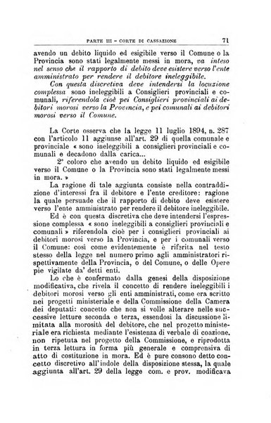 La giustizia amministrativa raccolta di decisioni e pareri del Consiglio di Stato, decisioni della Corte dei conti, sentenze della Cassazione di Roma, e decisioni delle Giunte provinciali amministrative