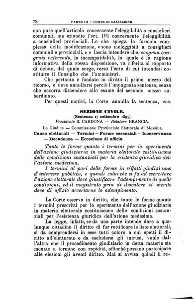 La giustizia amministrativa raccolta di decisioni e pareri del Consiglio di Stato, decisioni della Corte dei conti, sentenze della Cassazione di Roma, e decisioni delle Giunte provinciali amministrative