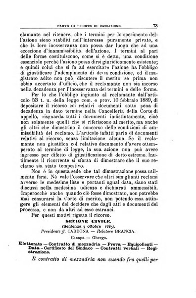 La giustizia amministrativa raccolta di decisioni e pareri del Consiglio di Stato, decisioni della Corte dei conti, sentenze della Cassazione di Roma, e decisioni delle Giunte provinciali amministrative