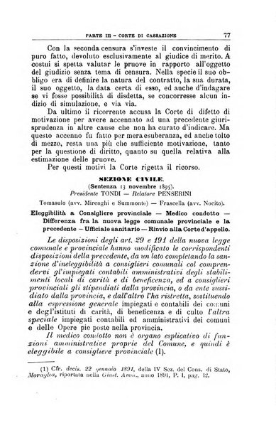 La giustizia amministrativa raccolta di decisioni e pareri del Consiglio di Stato, decisioni della Corte dei conti, sentenze della Cassazione di Roma, e decisioni delle Giunte provinciali amministrative