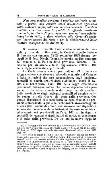 La giustizia amministrativa raccolta di decisioni e pareri del Consiglio di Stato, decisioni della Corte dei conti, sentenze della Cassazione di Roma, e decisioni delle Giunte provinciali amministrative