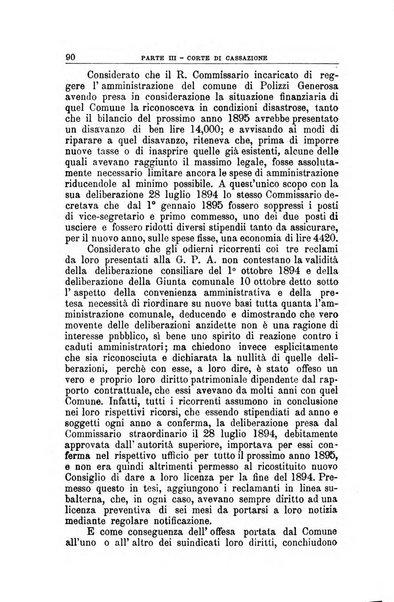 La giustizia amministrativa raccolta di decisioni e pareri del Consiglio di Stato, decisioni della Corte dei conti, sentenze della Cassazione di Roma, e decisioni delle Giunte provinciali amministrative