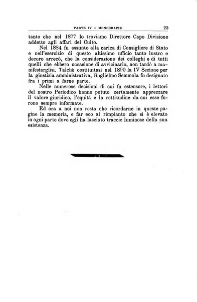 La giustizia amministrativa raccolta di decisioni e pareri del Consiglio di Stato, decisioni della Corte dei conti, sentenze della Cassazione di Roma, e decisioni delle Giunte provinciali amministrative