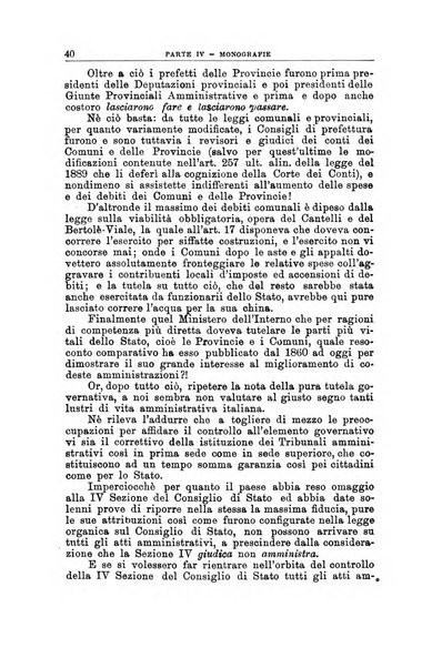 La giustizia amministrativa raccolta di decisioni e pareri del Consiglio di Stato, decisioni della Corte dei conti, sentenze della Cassazione di Roma, e decisioni delle Giunte provinciali amministrative