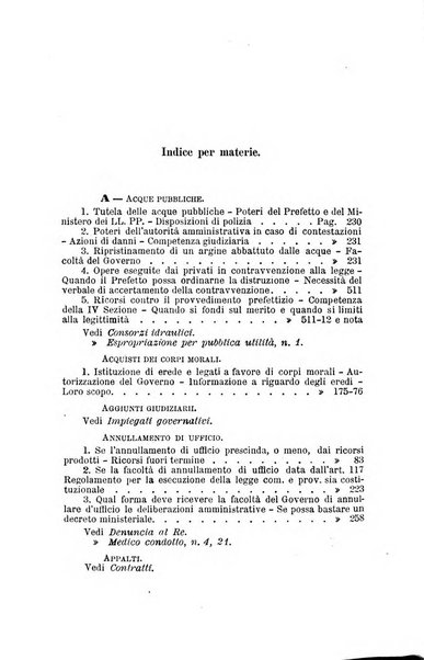 La giustizia amministrativa raccolta di decisioni e pareri del Consiglio di Stato, decisioni della Corte dei conti, sentenze della Cassazione di Roma, e decisioni delle Giunte provinciali amministrative