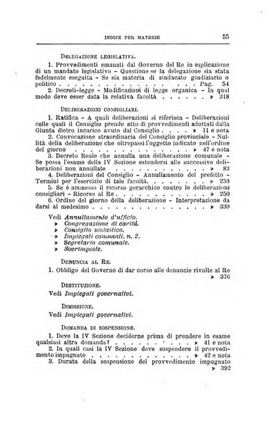 La giustizia amministrativa raccolta di decisioni e pareri del Consiglio di Stato, decisioni della Corte dei conti, sentenze della Cassazione di Roma, e decisioni delle Giunte provinciali amministrative