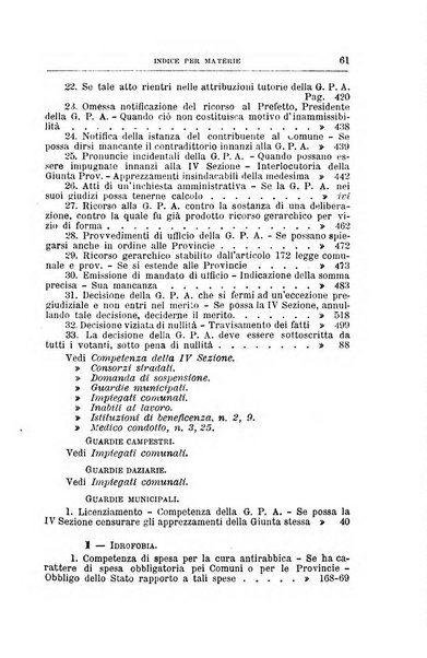 La giustizia amministrativa raccolta di decisioni e pareri del Consiglio di Stato, decisioni della Corte dei conti, sentenze della Cassazione di Roma, e decisioni delle Giunte provinciali amministrative