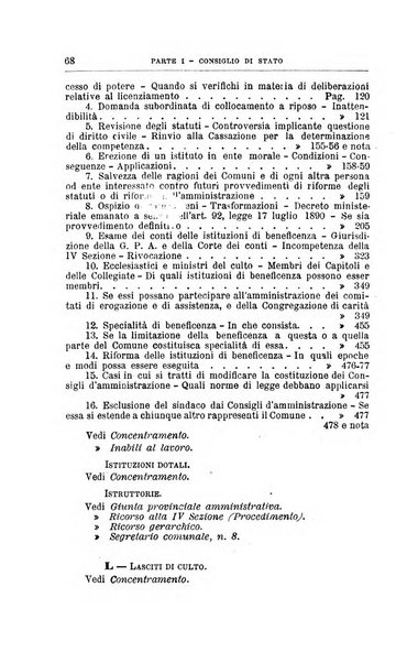 La giustizia amministrativa raccolta di decisioni e pareri del Consiglio di Stato, decisioni della Corte dei conti, sentenze della Cassazione di Roma, e decisioni delle Giunte provinciali amministrative