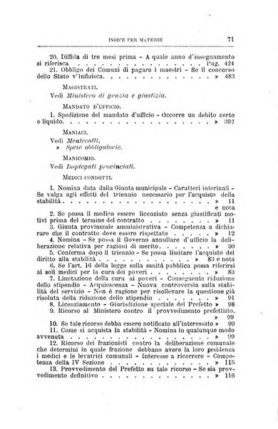 La giustizia amministrativa raccolta di decisioni e pareri del Consiglio di Stato, decisioni della Corte dei conti, sentenze della Cassazione di Roma, e decisioni delle Giunte provinciali amministrative