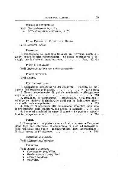 La giustizia amministrativa raccolta di decisioni e pareri del Consiglio di Stato, decisioni della Corte dei conti, sentenze della Cassazione di Roma, e decisioni delle Giunte provinciali amministrative