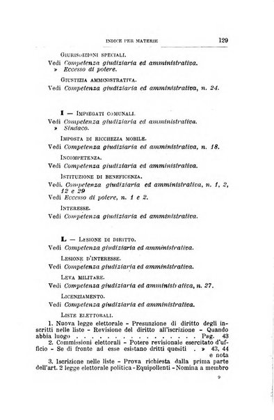 La giustizia amministrativa raccolta di decisioni e pareri del Consiglio di Stato, decisioni della Corte dei conti, sentenze della Cassazione di Roma, e decisioni delle Giunte provinciali amministrative