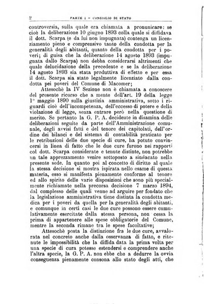 La giustizia amministrativa raccolta di decisioni e pareri del Consiglio di Stato, decisioni della Corte dei conti, sentenze della Cassazione di Roma, e decisioni delle Giunte provinciali amministrative