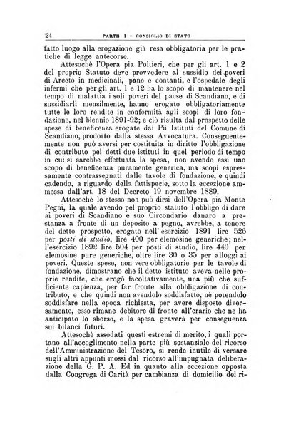 La giustizia amministrativa raccolta di decisioni e pareri del Consiglio di Stato, decisioni della Corte dei conti, sentenze della Cassazione di Roma, e decisioni delle Giunte provinciali amministrative