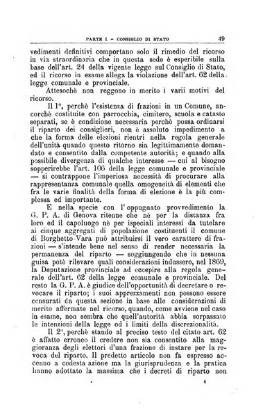 La giustizia amministrativa raccolta di decisioni e pareri del Consiglio di Stato, decisioni della Corte dei conti, sentenze della Cassazione di Roma, e decisioni delle Giunte provinciali amministrative