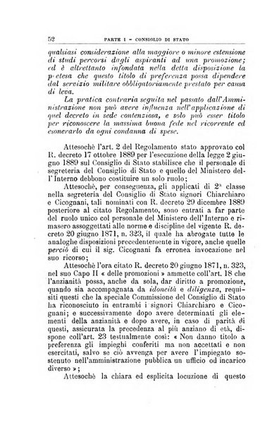 La giustizia amministrativa raccolta di decisioni e pareri del Consiglio di Stato, decisioni della Corte dei conti, sentenze della Cassazione di Roma, e decisioni delle Giunte provinciali amministrative