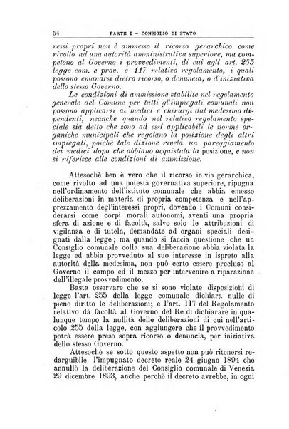 La giustizia amministrativa raccolta di decisioni e pareri del Consiglio di Stato, decisioni della Corte dei conti, sentenze della Cassazione di Roma, e decisioni delle Giunte provinciali amministrative