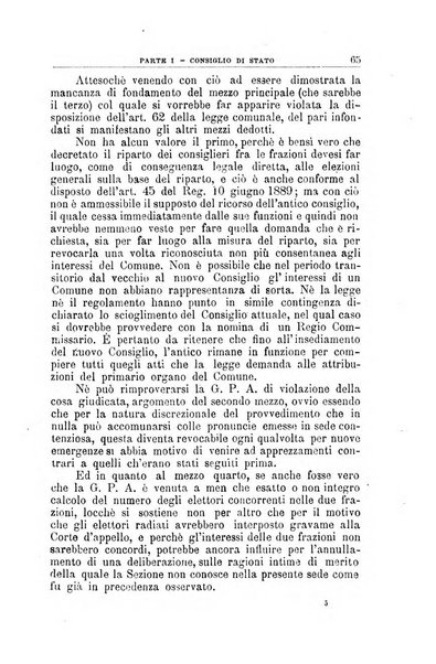 La giustizia amministrativa raccolta di decisioni e pareri del Consiglio di Stato, decisioni della Corte dei conti, sentenze della Cassazione di Roma, e decisioni delle Giunte provinciali amministrative