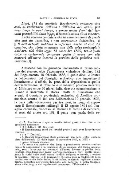 La giustizia amministrativa raccolta di decisioni e pareri del Consiglio di Stato, decisioni della Corte dei conti, sentenze della Cassazione di Roma, e decisioni delle Giunte provinciali amministrative