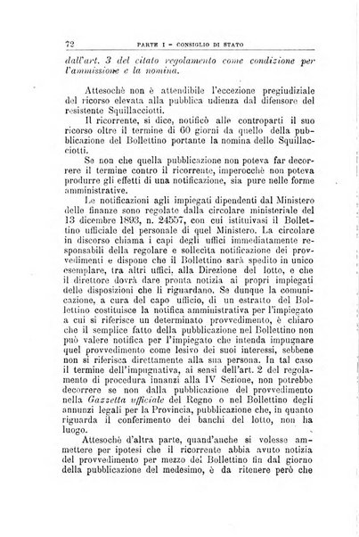 La giustizia amministrativa raccolta di decisioni e pareri del Consiglio di Stato, decisioni della Corte dei conti, sentenze della Cassazione di Roma, e decisioni delle Giunte provinciali amministrative