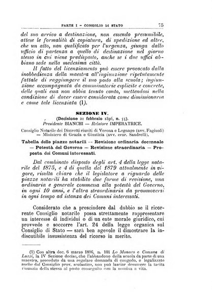 La giustizia amministrativa raccolta di decisioni e pareri del Consiglio di Stato, decisioni della Corte dei conti, sentenze della Cassazione di Roma, e decisioni delle Giunte provinciali amministrative